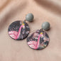 3d Printing Plant Flowers And Animals Doodle Earrings