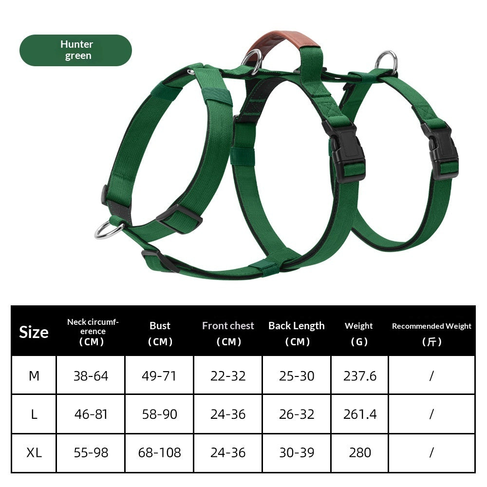 Dog Leash Anti-Pull Harness For Medium- To Large-Sized Dogs