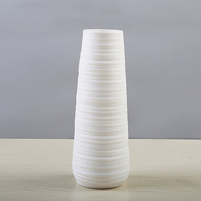 Simple And Beautiful White Creative Minimalist Ceramic Dried Flower Vase