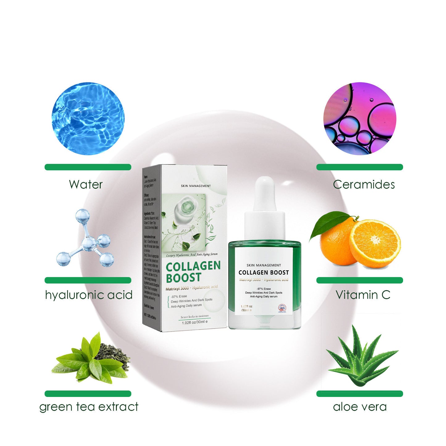 Moisturizing Lifting Fading Wrinkle French Lines Facial Skin The Lifting Face Serum