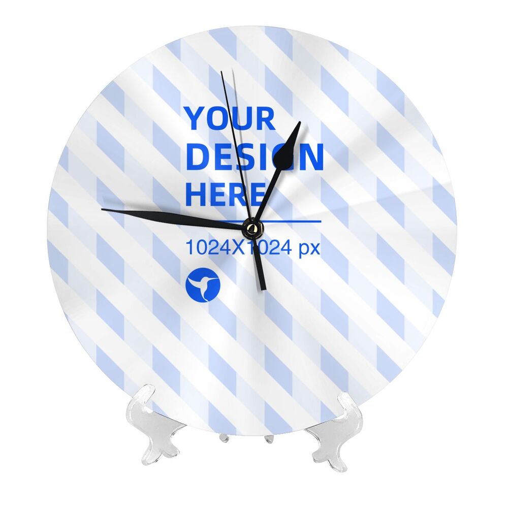 Silent Sweep Second Simple Fashion Round Wall Clock