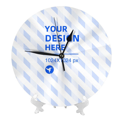 Silent Sweep Second Simple Fashion Round Wall Clock