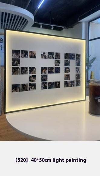 Gong Square Shaped Yi Photo Frame Photo Puzzle Table Decoration