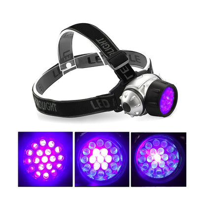 Fashion Simple LED Plastic Purple Headlight