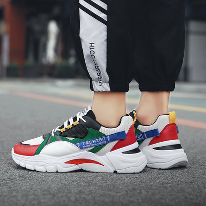 New Arrival Mesh Breathable Sports Running Men's Shoes Old Thick-soled Casual Men's Shoes