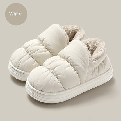 Ankle Wrap Cotton Slippers Women's Winter