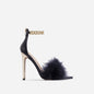 Women Solid Color Woolen One Line Zippered Shoes - FLIPSTYLEZLLC