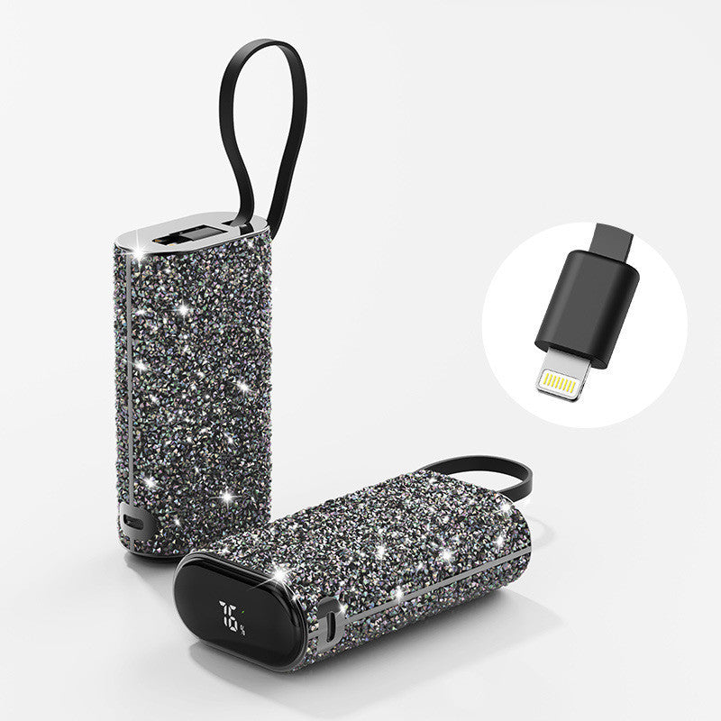 Super Fast Charging With Built-in Cable 10000mA