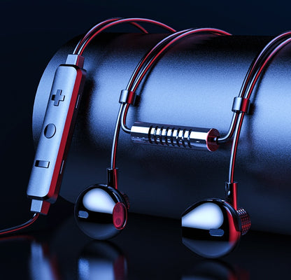 Dual Microphone Sound Card Wired Headset In-ear