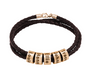 European And American Braided Beaded Bracelet Men's DIY Custom Letters