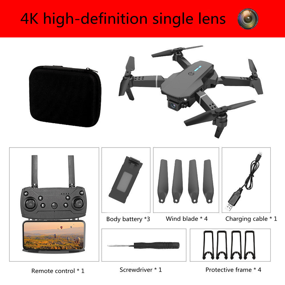 E88 Drone Aerial Photography Of High-definition Folding Four Axis Aircraft