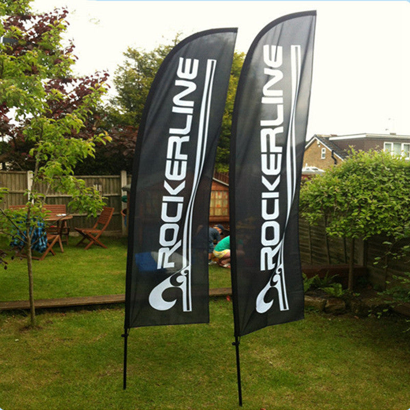 Custom Water Drop Flag Feather Flag Advertisement