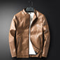 Men's Leather New Product Korean Style Slim Youth  Jacket