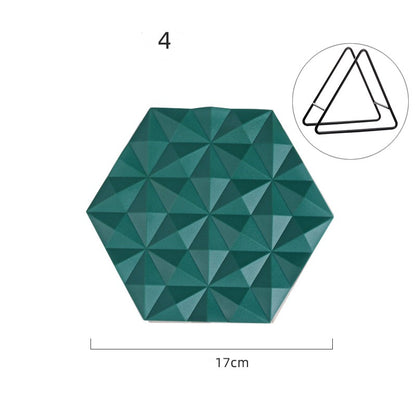 Table Insulation Pad Silicone Light Luxury Placemat Anti-scalding Anti-slip Pad