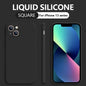 Back Cover Type Simple Liquid Silicone Phone Case