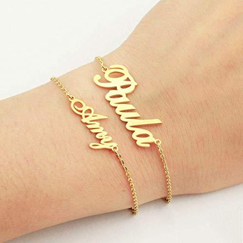Personalized Creative Stainless Steel Custom Cut Name Bracelet