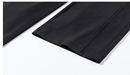 Korean Wide Leg Pants White Duck Down Winter Pants