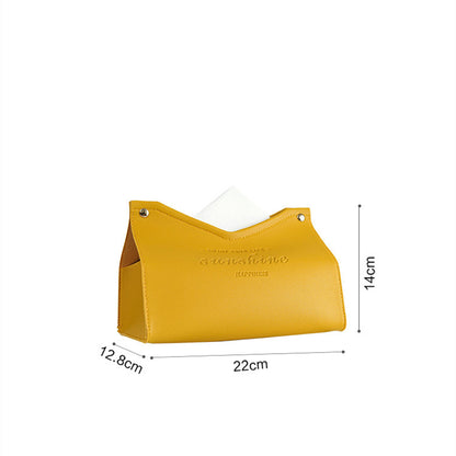 Leather Tissue Box, Hotel Pumping Box, Home Living Room, Creative Gift Box