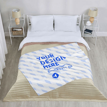 Create Your Own Horizontal Flannel Skin-Friendly Breathable Blanket Cover