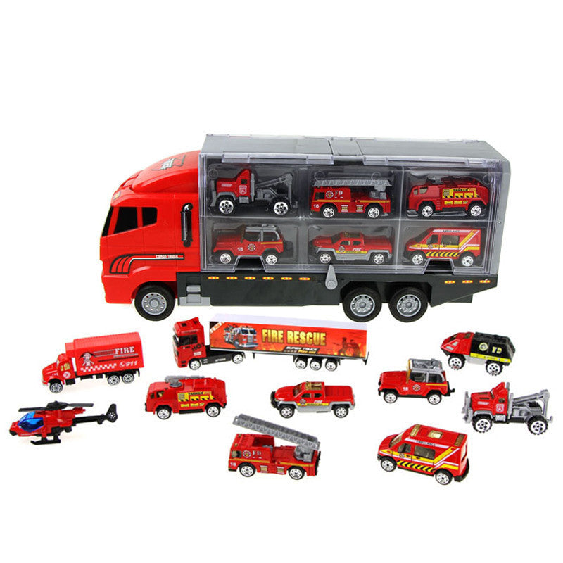 Simulation Mini Alloy Engineering Car Set