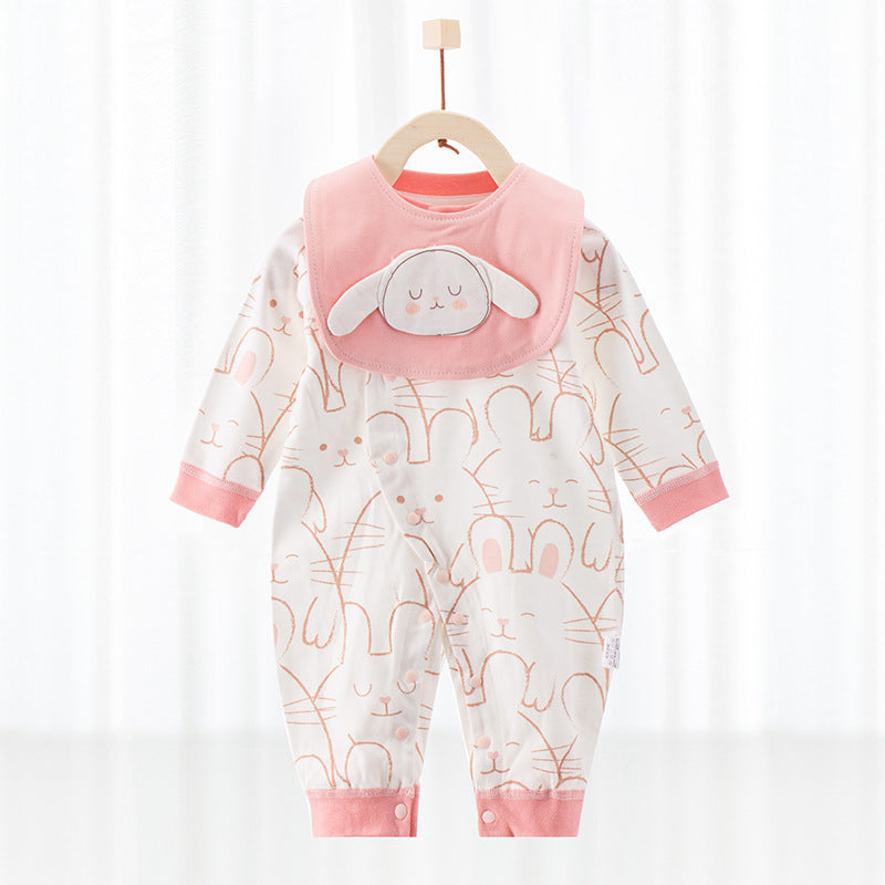 Baby's Pure Cotton Thermal Jumpsuit