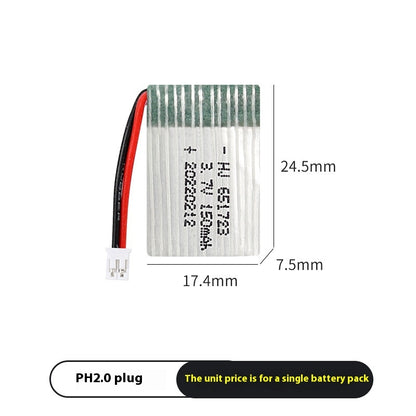 H36 UAV 651723 Model Airplane Battery