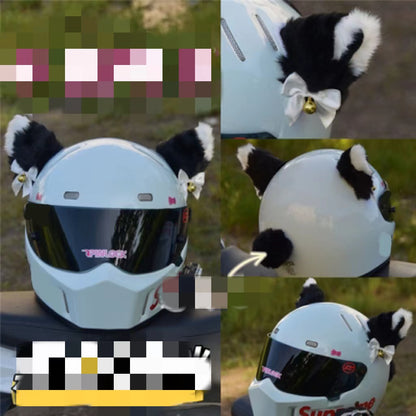 Scooter With Lights Motorcycle Shiny Veil Helmet Accessories Motorcycle Wedding Headdress