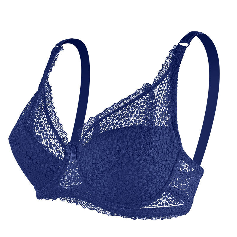 European And American Women's Plus Size Lace Bra