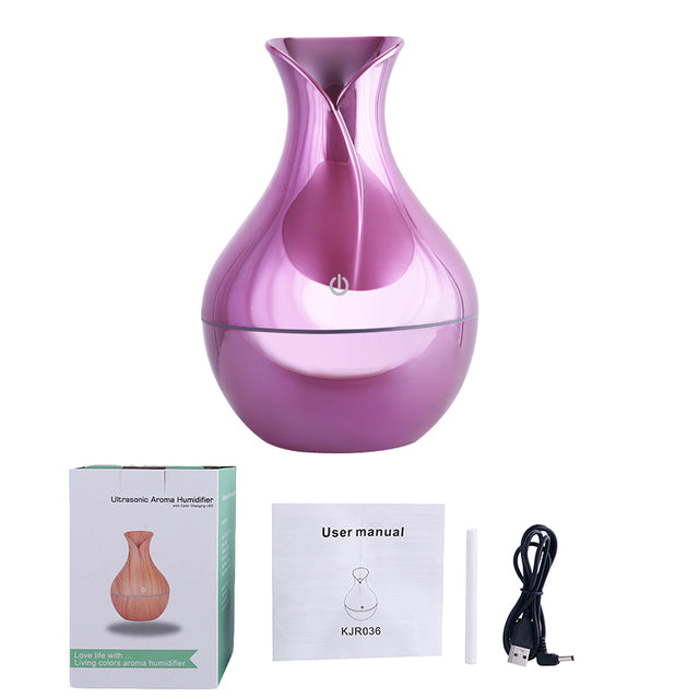 USB Aroma Essential Oil Diffuser Ultrasonic Cool Mist Humidi