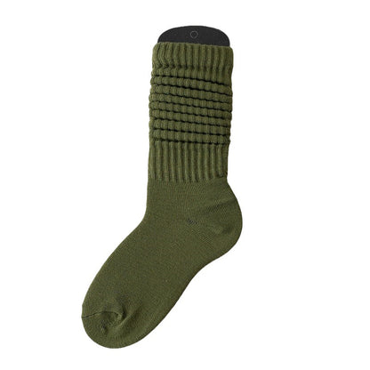 Lazy Bunching Socks European And American Extra Thick Fluffy Loop