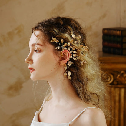 Ear Piercing Crystal Ear Bone Clip Handmade Ear Ornaments Ear Hanging