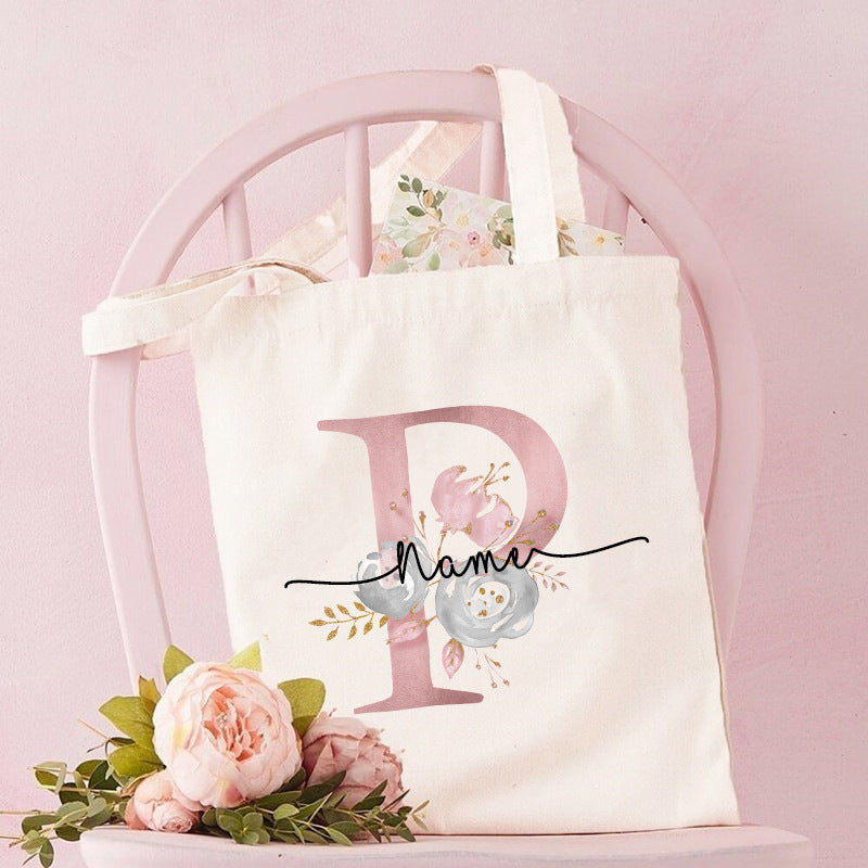 Monogrammed Canvas Bag Women's Tote