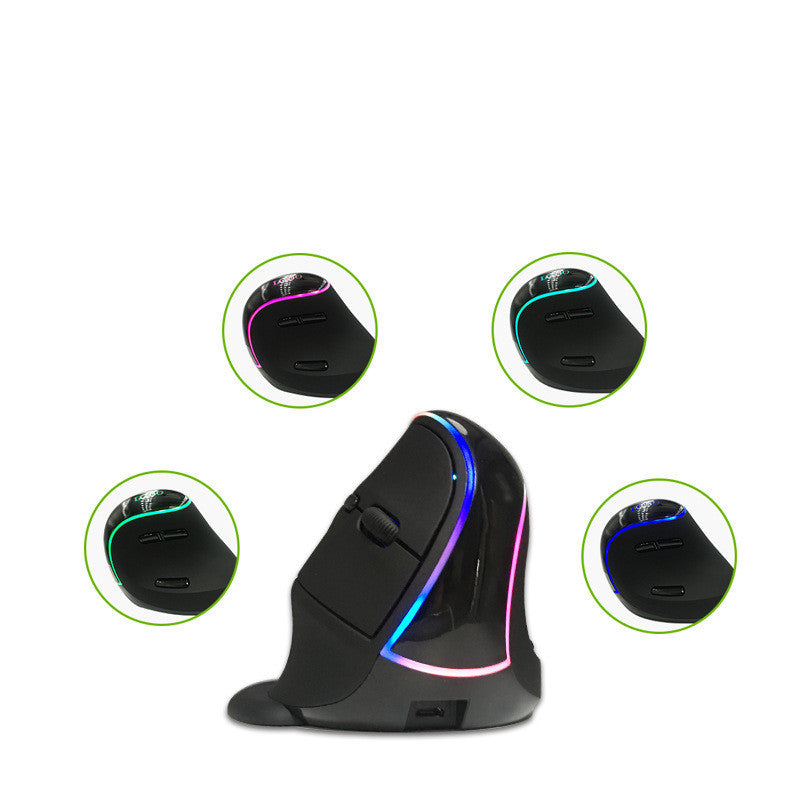 Vertical Rechargeable Wireless Mouse 2.4GHz