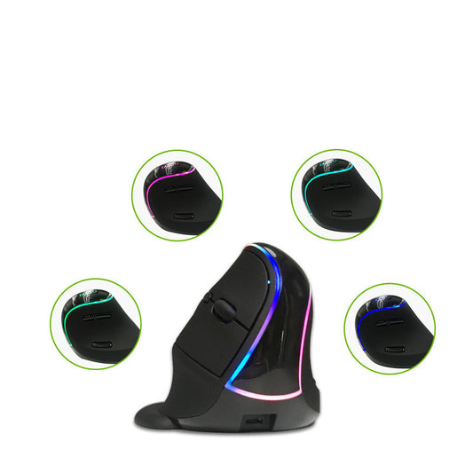 Vertical Rechargeable Wireless Mouse 2.4GHz