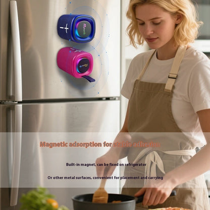 Portable Magnetic Two-in-one Bluetooth Speaker Color Matching