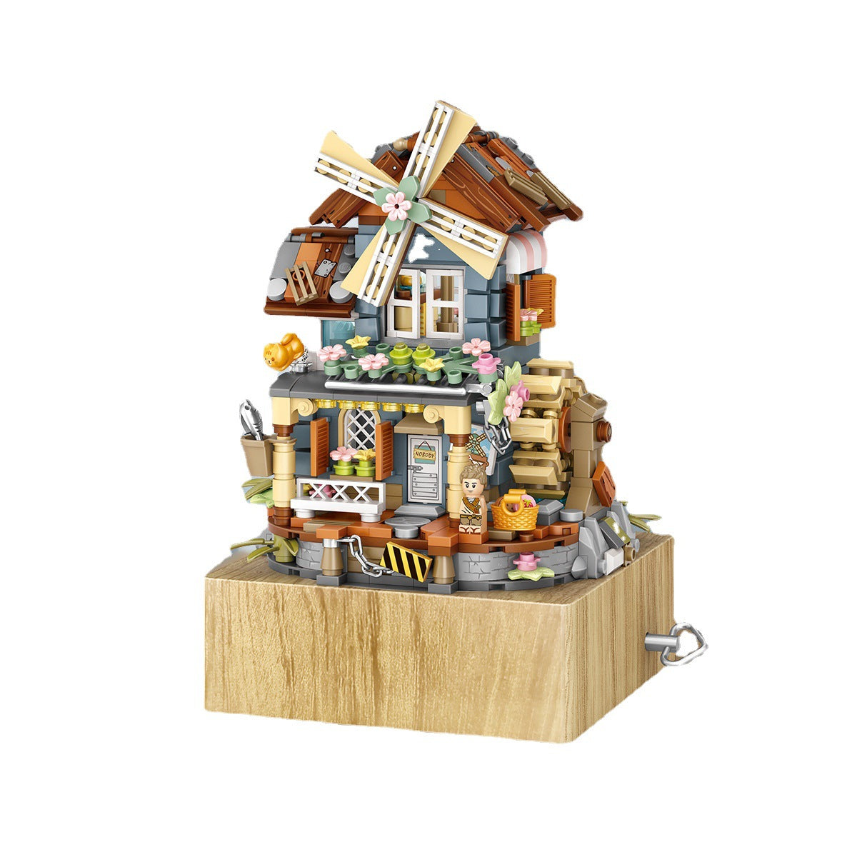 Windmill House Music Box Creative Gift