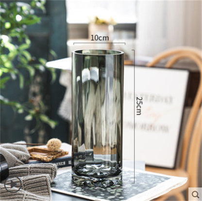 Creative Minimalist Transparent Glass Vase Ornaments