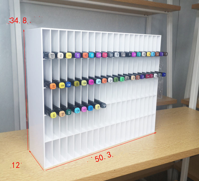 Fashion Acrylic Marker Pen Storage Rack Large Capacity
