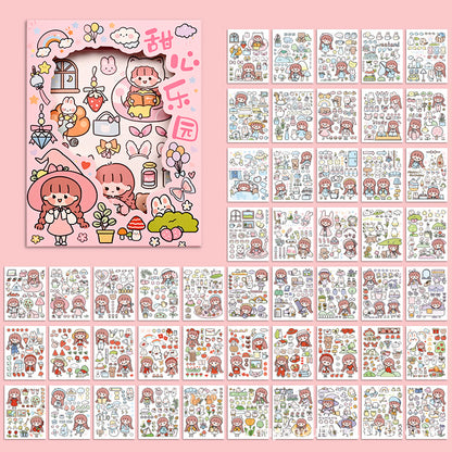 Hand Ledger Gift Box Of 50 Pieces And Paper Stickers