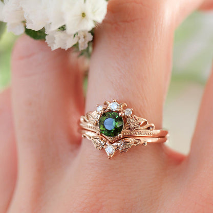 European And American Rose Gold Plated Engagement Ring