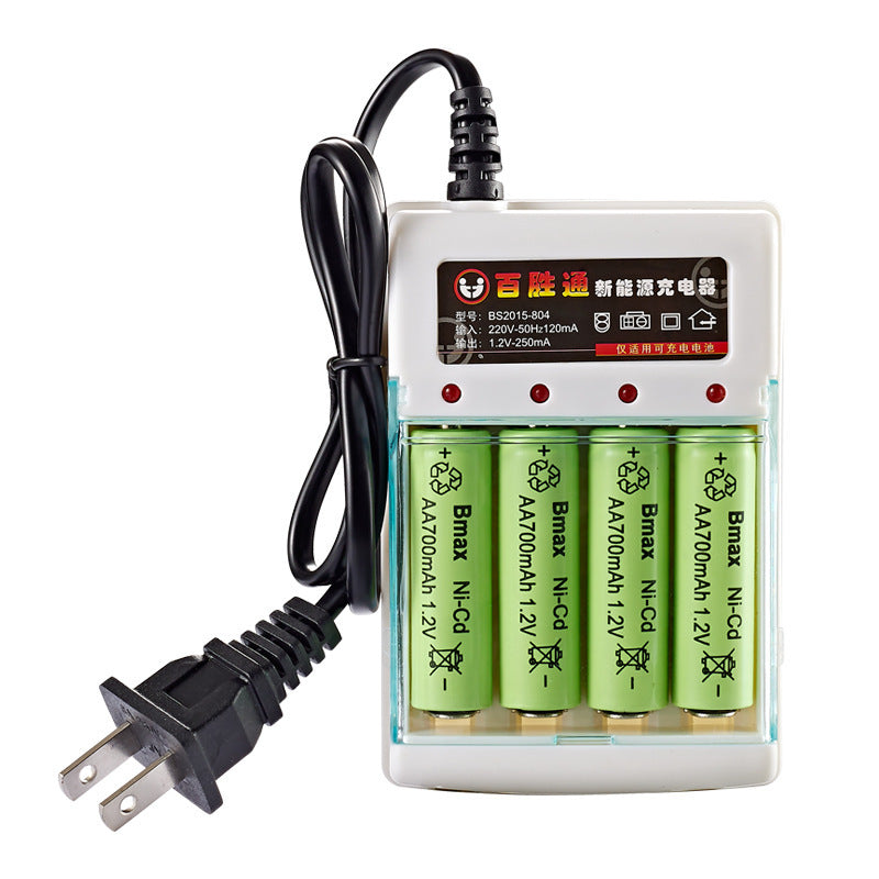 Nickel-cadmium Four-cell Rechargeable Battery Charging