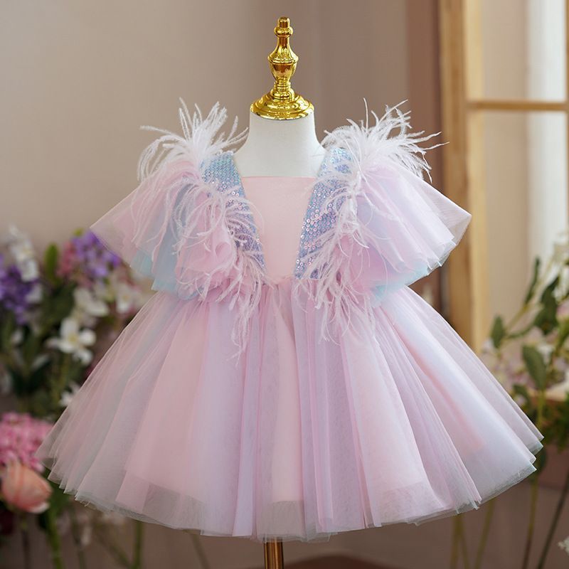 Girls Fashion Temperament Umbrella Princess Dress