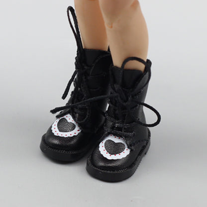 BJD Doll Boots Strap Printing Heart-shaped Doll Dress-up 41 Shoes