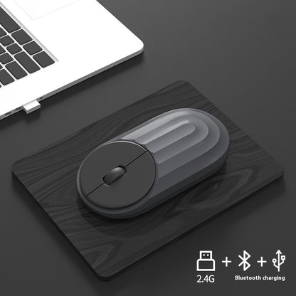 Wireless Mouse Rechargeable Mute Bluetooth Dual-mode Home Office Laptop Desktop External Infinite Mouse