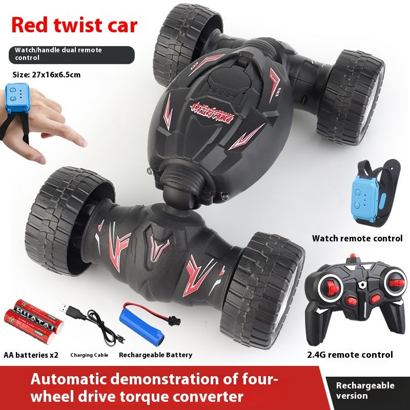 Gesture Sensing Remote Control Car Stunt Twist Car Four-wheel Drive Off-road Vehicle