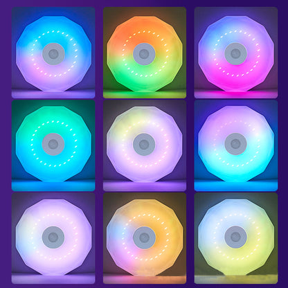 Bluetooth Ceiling Lamp Intelligent RGB Colorful Music - FLIPSTYLEZLLC