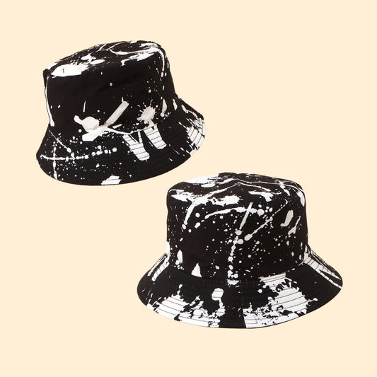 Korean Style Trendy Inkjet Fisherman Hat Men's All-match Sunshade