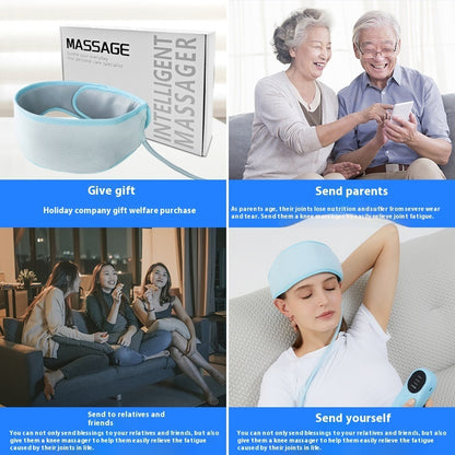 Head Massager Scalp Massage Instrument Artifact Battery Household Electric Kneading Massage Belt Hot Compress