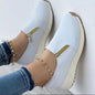 Women Flats Zip Shoes Light Sneakers - FLIPSTYLEZLLC