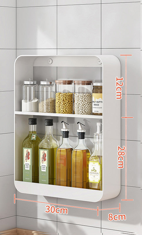 Seasoning Oil Salt Sauce Vinegar Storage Shelf Rack